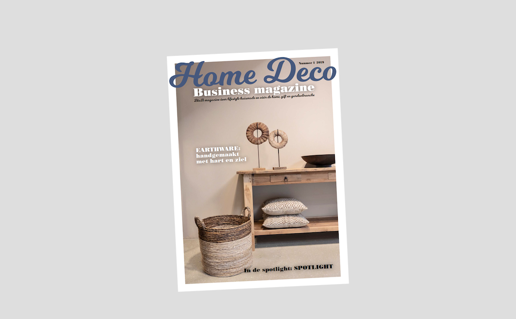 Een gloednieuwe editie Home Deco Business Magazine