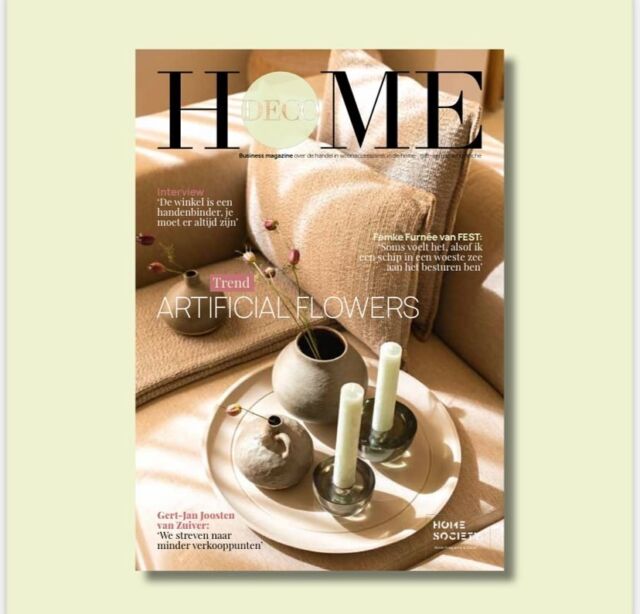 De allernieuwste editie van Home Deco Business Magazine is zojuist verschenen. Met onder andere een interview met Femke Furnée, eigenaar van @festamsterdam. Daarnaast lees je alles over de beurzen. Veel leesplezier!